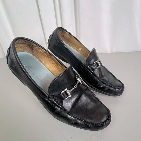PETER MILLAR MENS BLACK DRIVING SHOES SIZE 10.5 M - Picture 1 of 9